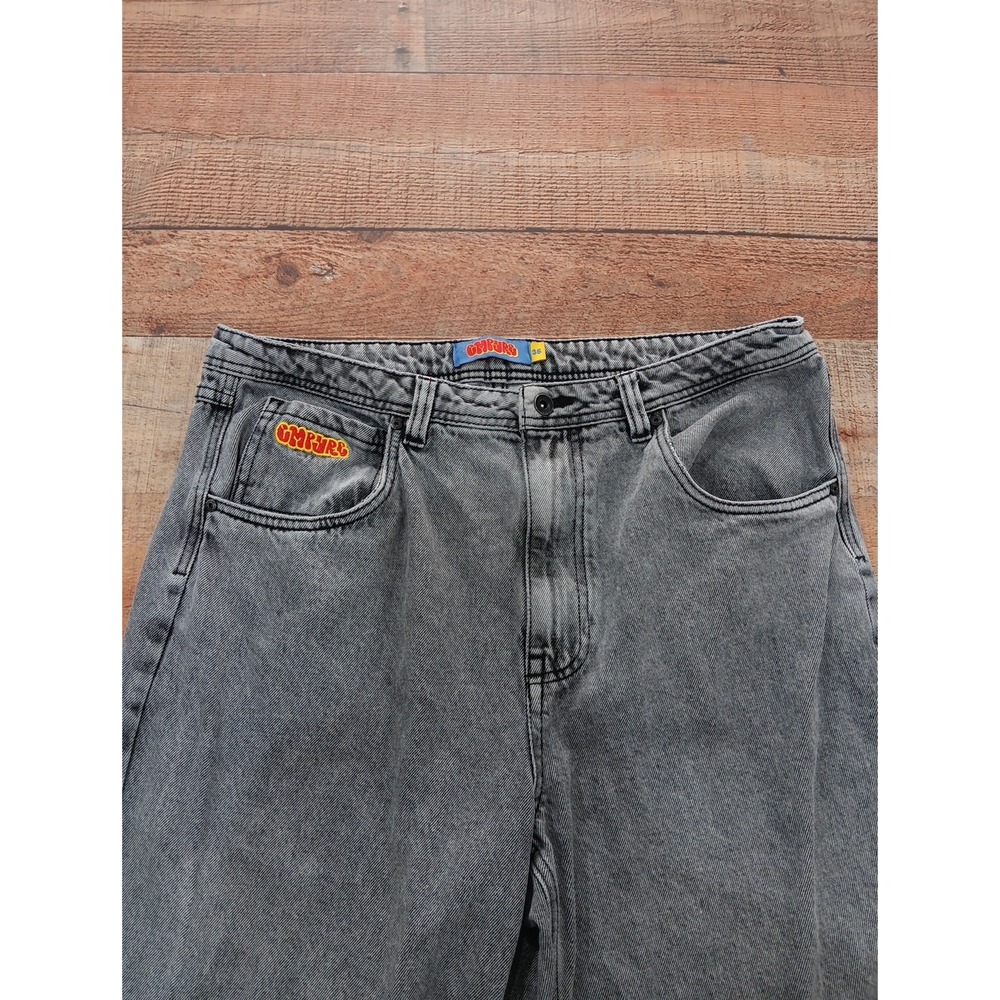 Empyre Jeans Men's 36 Gray Acid Wash Relaxed Fit Baggy Y2K 2514